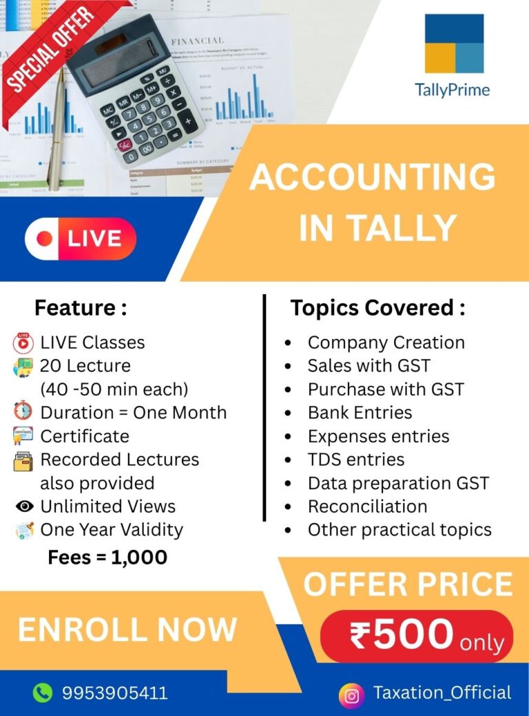 Accounting in Tally