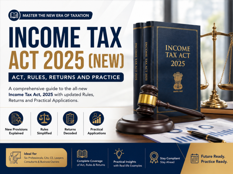 Income Tax Act 2025 (New) : Act, Rules, Returns and Practice