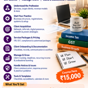 Tax Consultant Course 2026 | Start & Manage Your Income Tax & GST Practice